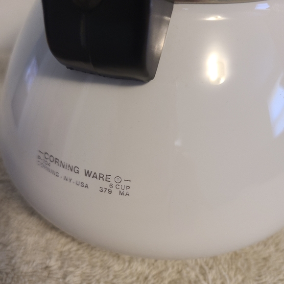 Corning Ware Kettle - Spice Of Life - 6-Cup Coffee/Tea pot with Lid - Picture 9 of 15